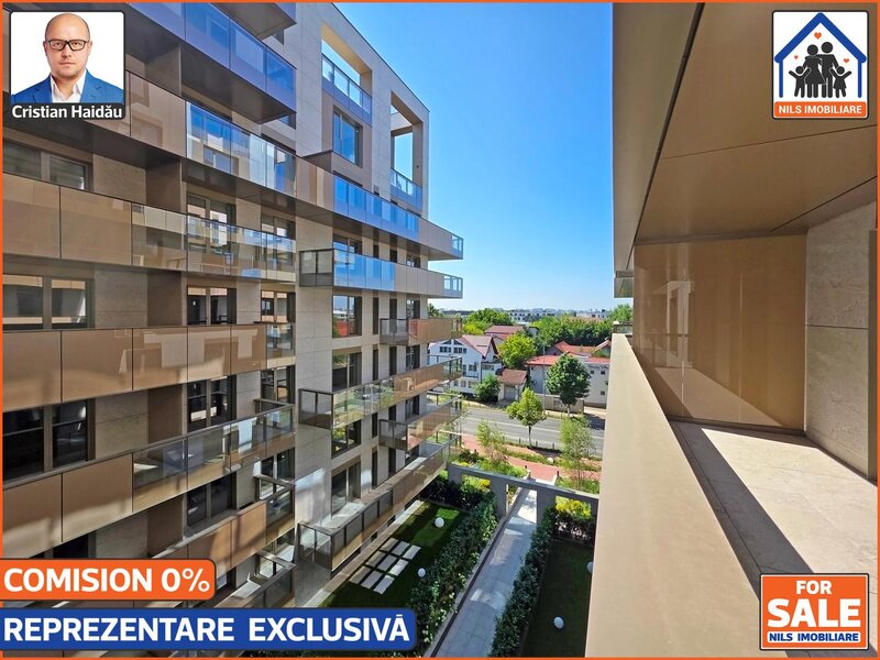 Cortina 126, Pipera, apartament 3 camere, 2 bai, balcon, parcare,