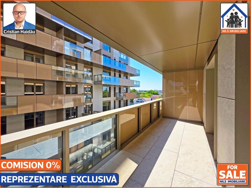 Cortina 126, Pipera, apartament 3 camere, 2 bai, balcon, parcare,